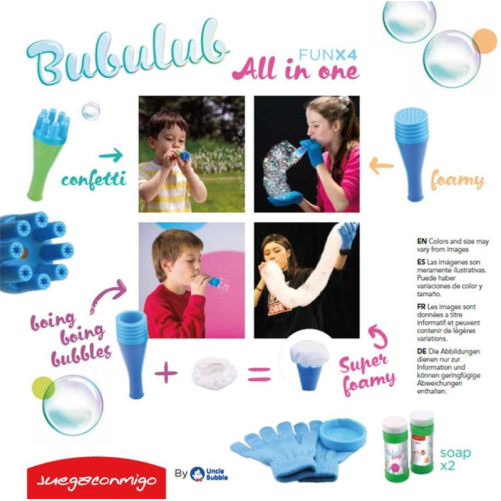 BUBULUB ALL IN ONE FUN X 4