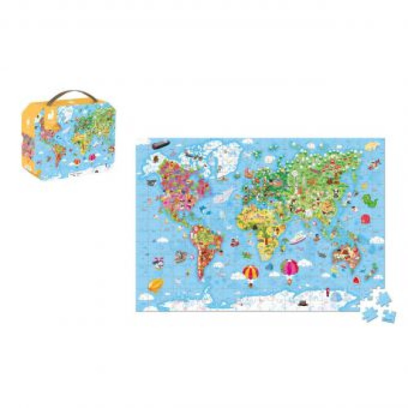 PUZZLE GIGANTE ATLAS DEL MUNDO 300 PIEZAS