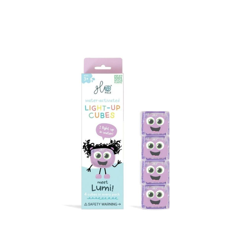 CUBOS LUZ LUMI LILA (set 4un.)