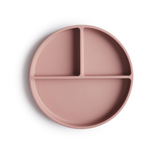 PLATO VENTOSA-COMPARTIMENTOS SOLID BLUSH 18x18x2 CM