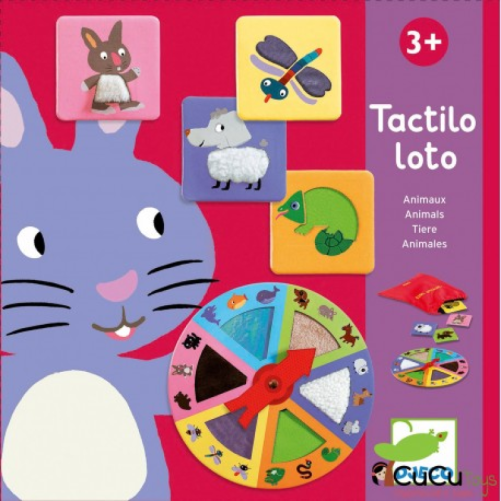 LOTERIA TÁCTIL - LOTO ANIMALES TACTILO DJECO