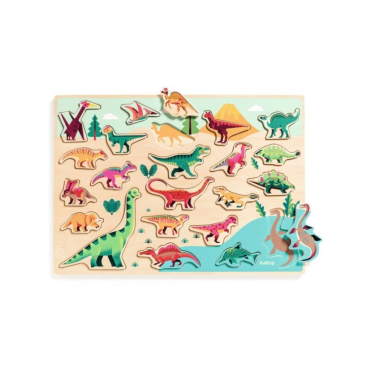 ENCAJABLE PUZZLE DINO DJECO