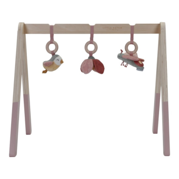 BABY GYM CON JUGUETES FLORES Y MARIPOSAS