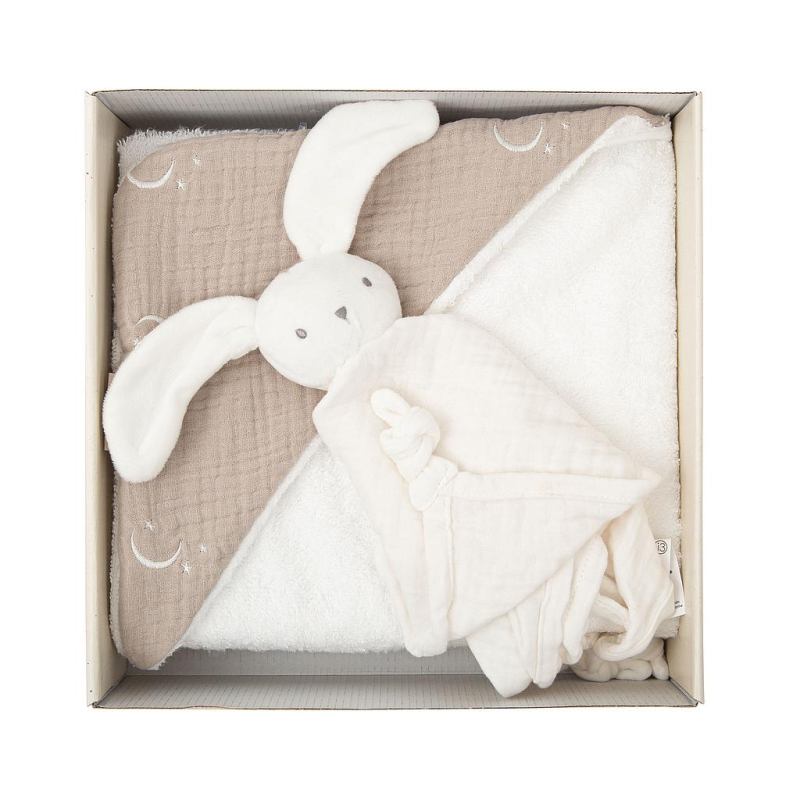 CAJA DE REGALO MAXICAPA+DOUDOU GRIS/BEIG