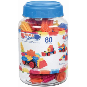 BRISTLE BLOCKS BOTE DE 80 PIEZAS