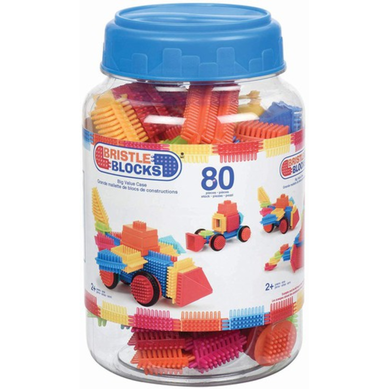 BRISTLE BLOCKS BOTE DE 80 PIEZAS