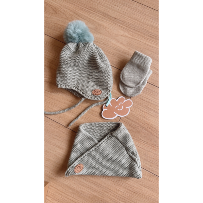 CONJUNTO MONNUAGE 3P (0-3/4m) VERDE