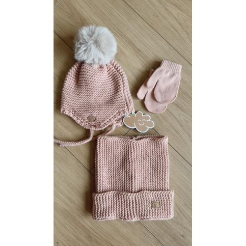 CONJUNTO MONNUAGE 3P (6-18m) ROSA