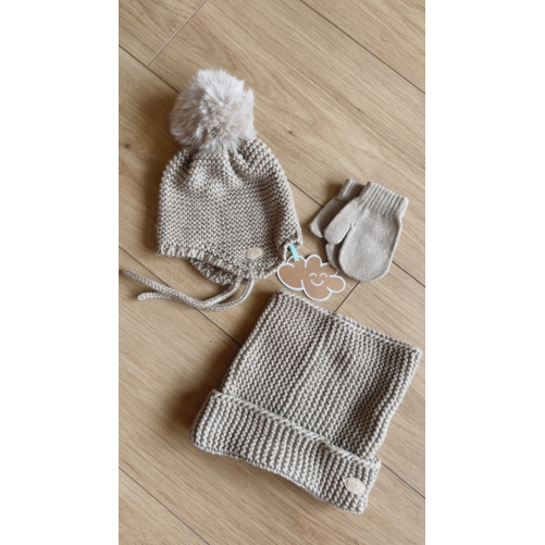 CONJUNTO MONNUAGE 3P (6-18m) BEIGE