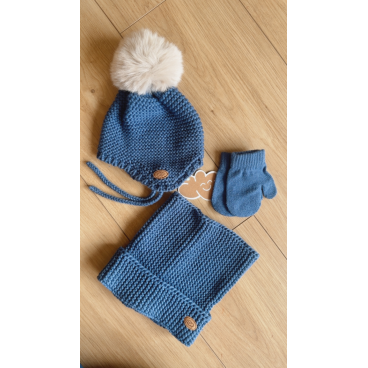 CONJUNTO MONNUAGE 3P (6-18m) AZUL