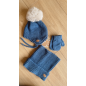 CONJUNTO MONNUAGE 3P (6-18m) AZUL