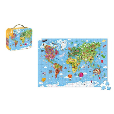 PUZZLE GIGANTE ATLAS MUNDIAL