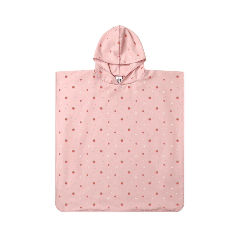 PONCHO DE PLAYA STRAWBERRIES
