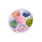 CAJA DE ALMUERZO SNACK FLIP CORAL PINK