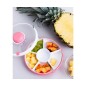 CAJA DE ALMUERZO SNACK FLIP CORAL PINK