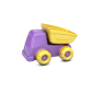 TRUBI - CAMIÓN VOLQUETE MORADO/AMARILLO