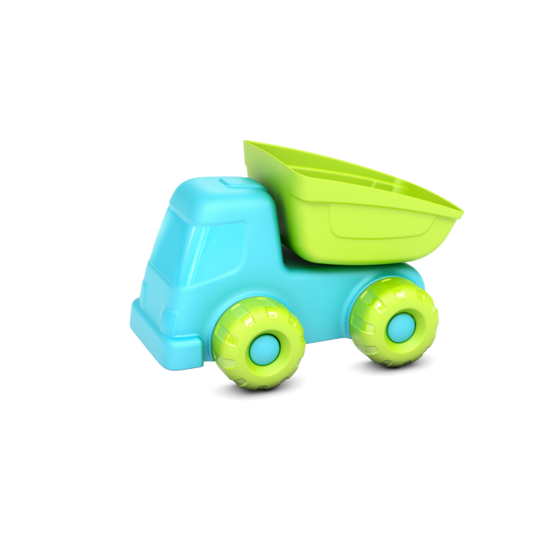 TRUBI - CAMIÓN VOLQUETE AZUL/VERDE