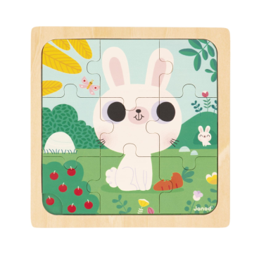 PUZZLE EL CONEJO BLANCO
