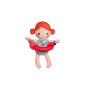 AXELLE MUÑECA DE BAÑO CANGREJO