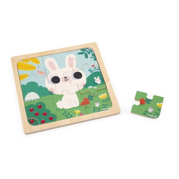 PUZZLE EL CONEJO BLANCO
