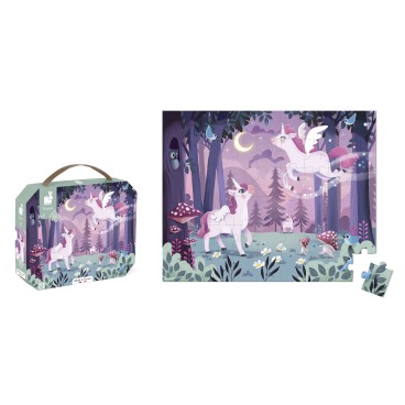 PUZZLE DE UNICORNIOS - 54 PIEZAS