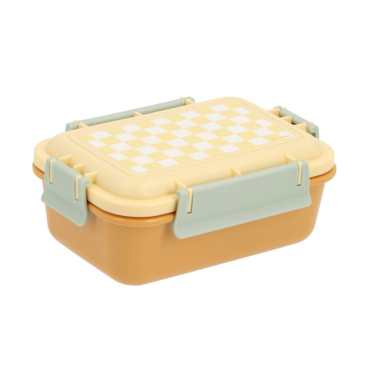 CAJA DE ALMUERZO BENTO YELLOW CHESS