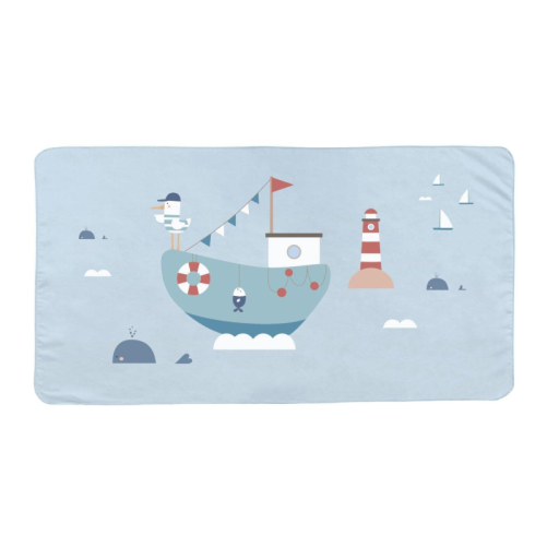 TOALLA PLAYA MICROFIBRA FISHING BOAT
