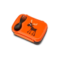CAJA DE ALMUERZO N´ICE BOX KIDS RENO NARANJA