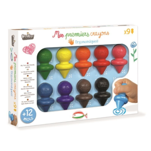 MIS PRIMEROS 9 LÁPICES DE CERA