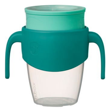 TAZA DE APRENDIZAJE 360 CON CIERRE HERMÉTICO B.BOX EMERALD FOREST