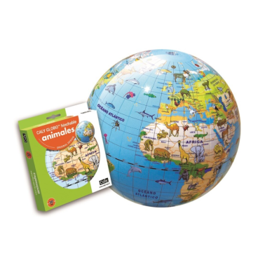 GLOBO TERRAQUEO ANIMALES 30 CM