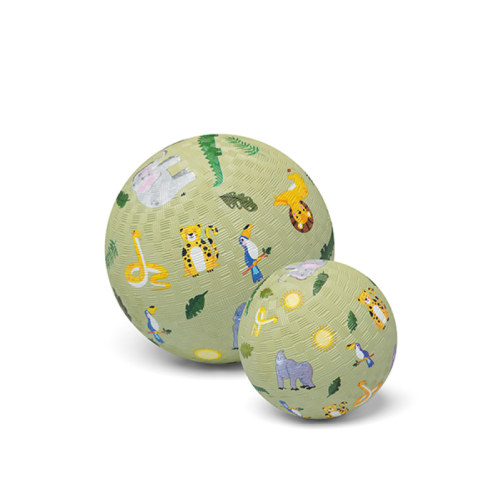 PELOTA DE CAUCHO NATURAL JUNGLE 13cm