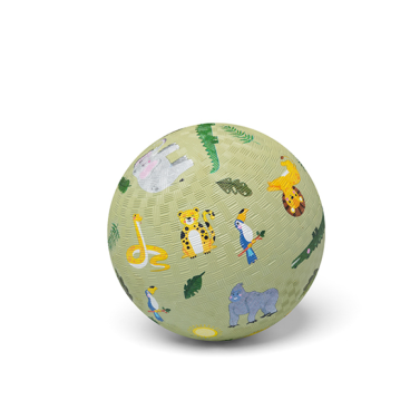 PELOTA DE CAUCHO NATURAL JUNGLE 18cm