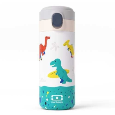 BOTELLA TÉRMICA DE ACERO INOX. POP DINOS 360ml