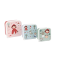 3 CAJAS DE ALMUERZO LITTLE RED