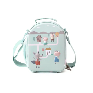 BOLSA MERIENDA TÉRMICA 3D THE THREE LITTLE PIGS