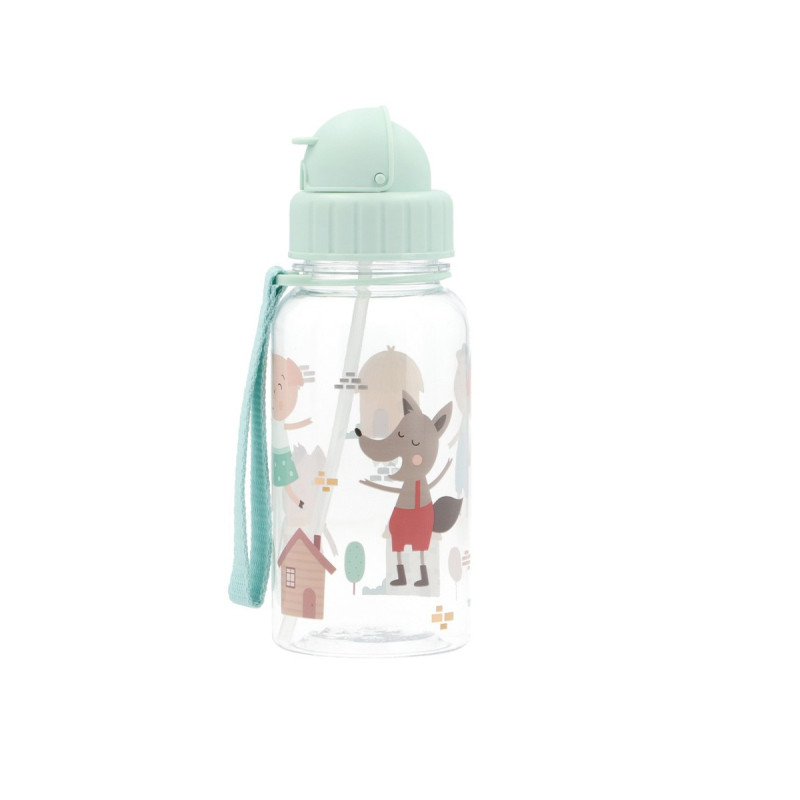 BOTELLA DE PLÁSTICO THE LITTLE THREE PIGS