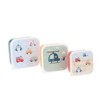 3 CAJAS DE ALMUERZO CITY CARS