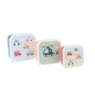 3 CAJAS DE ALMUERZO CITY CARS