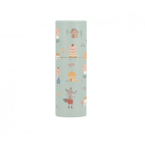 TUBO 12 LÁPICES THE THREE LITTLE PIGS