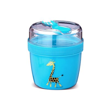 FIAMBRERA SNACK N´ICE CUP L JIRAFA TURQUESA