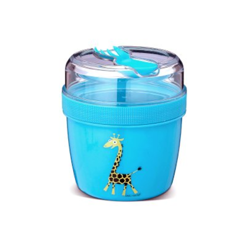 FIAMBRERA SNACK N´ICE CUP L JIRAFA TURQUESA