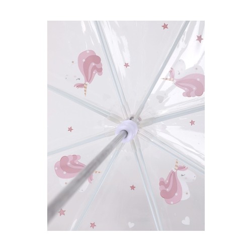 PARAGUAS TRANSPARENTE MAGICAL UNICORN