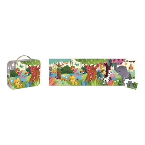 PUZZLE PANORÁMICO JUNGLA - 36 PCS