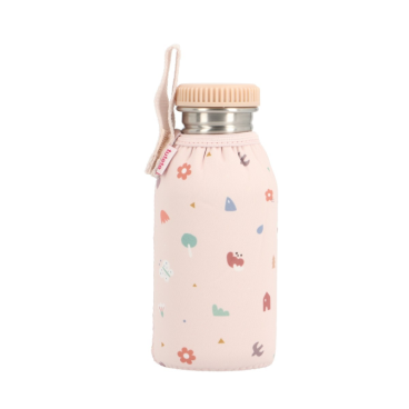 BOTELLA ACERO CON FUNDA GEOMETRIC NATURE 500ML