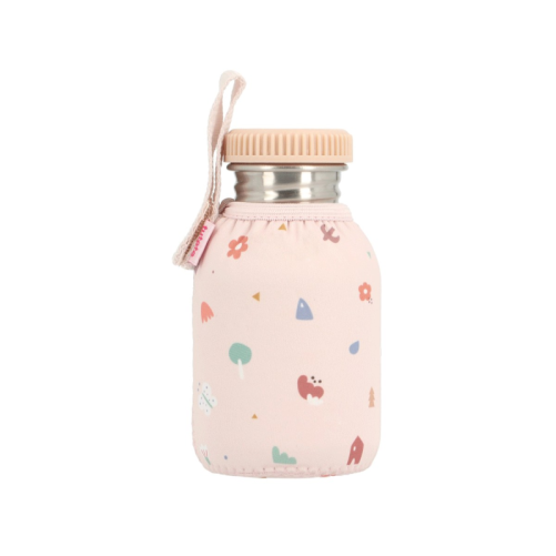 BOTELLA DE ACERO CON FUNDA GEOMETRIC NATURE 350mL