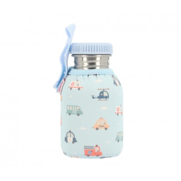 BOTELLA DE ACERO CON FUNDA CITY CARS 350ml