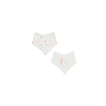 PACK 2 BANDANAS COTAGE BLANCO/ROSA