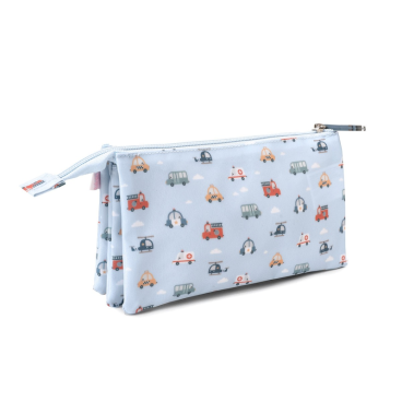 ESTUCHE CON 3 COMPARTIMENTOS CITY CARS