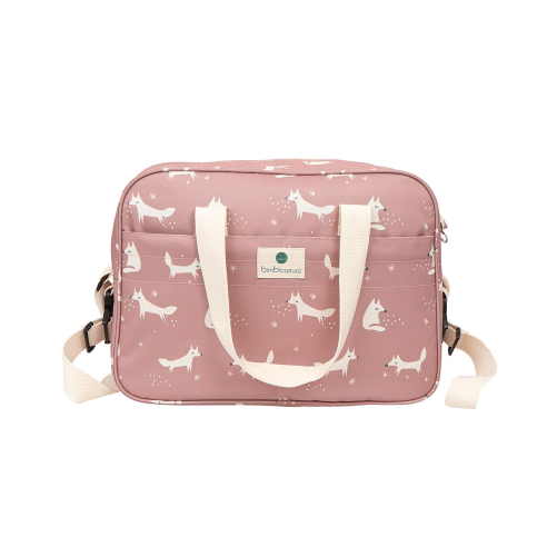 BOLSO+CAMBIADOR FOX ROSA CORAL